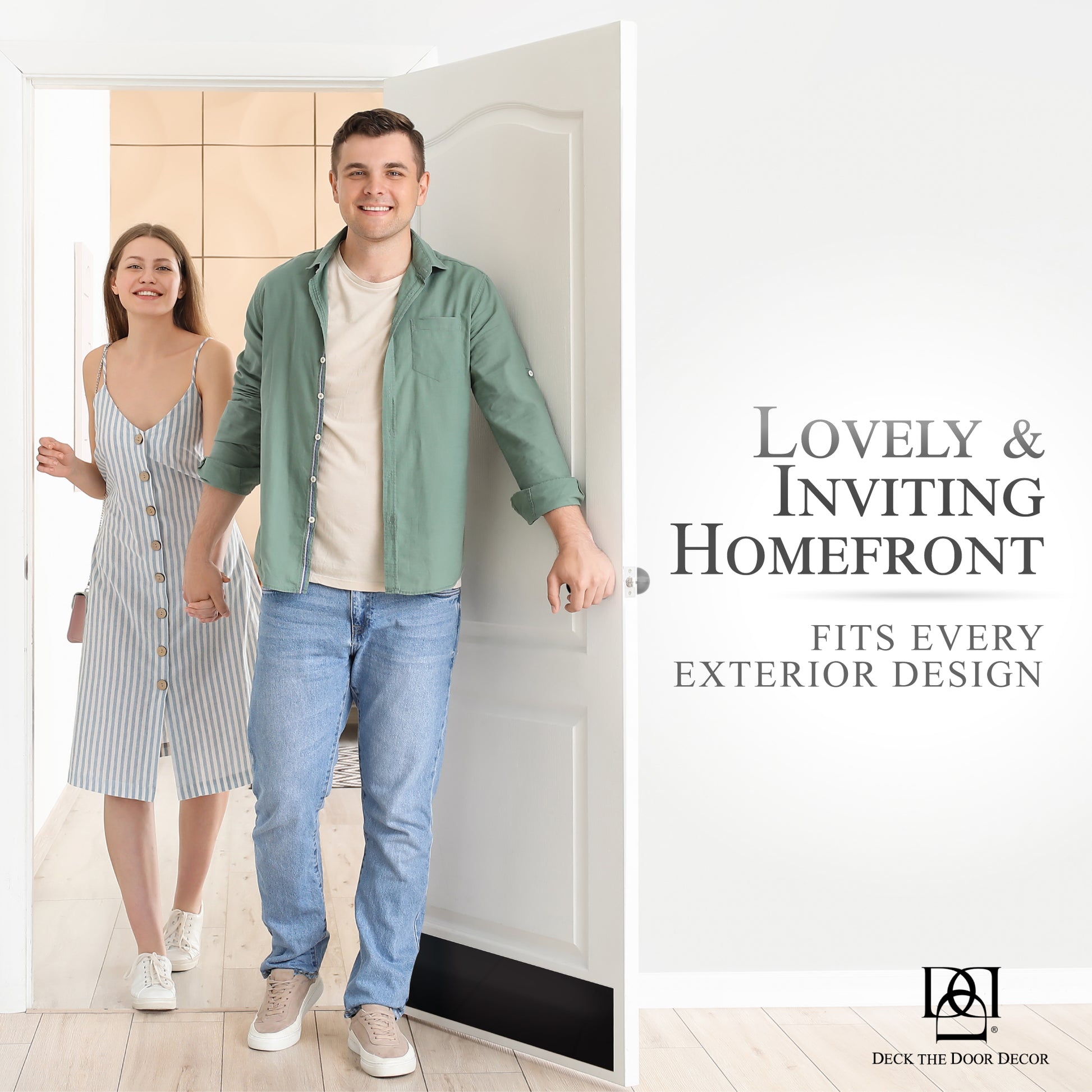 Traditional Door Kick Plate in Satin Black Lifestyle image