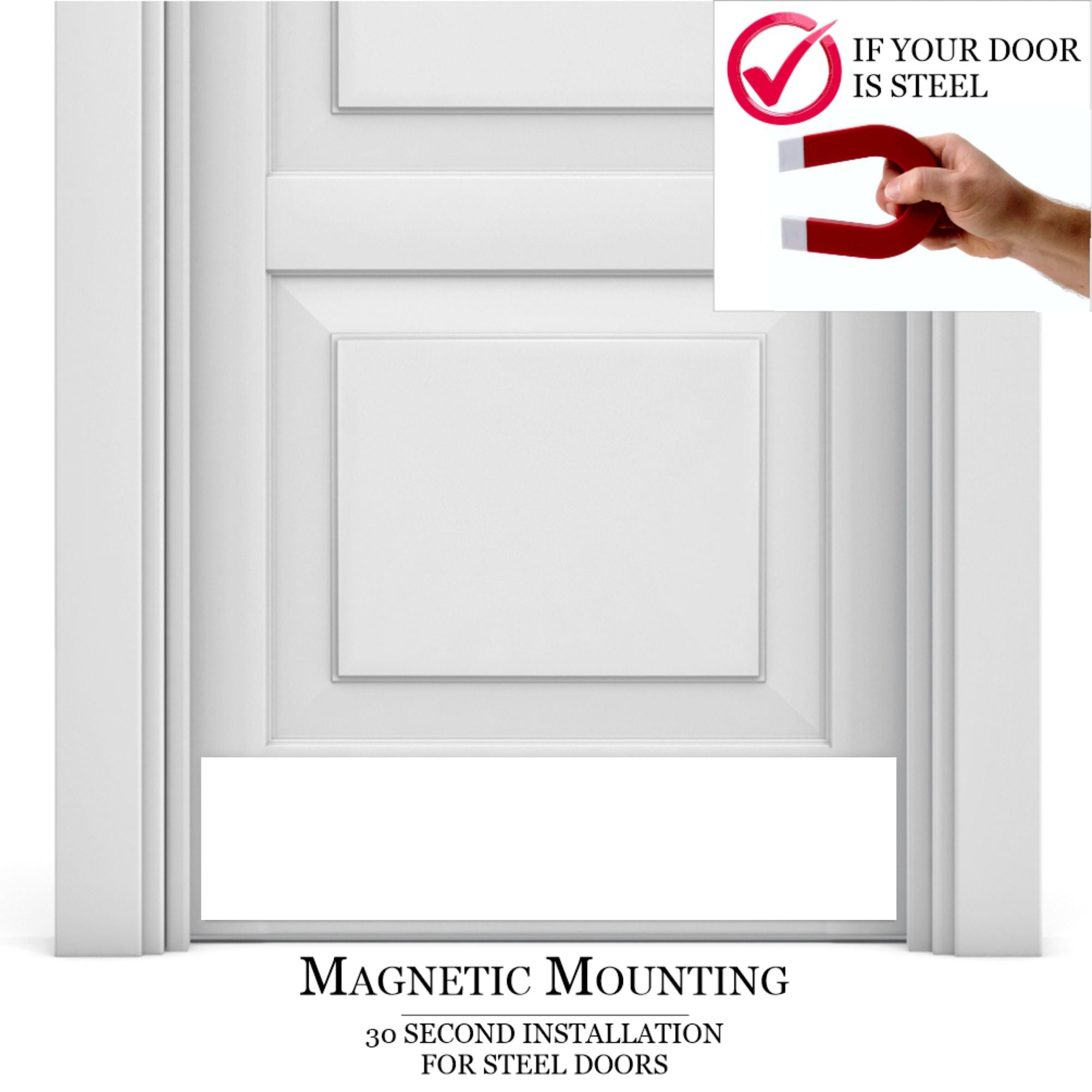 Traditional Door Kick Plates - Multiple Finish & Size Options