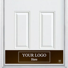 Load image into Gallery viewer, Door Kick Plate - Engraved - Business Logo - Multiple Finish &amp; Size Options - Customizable
