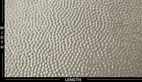 Artisan Embossed Hammered Door Kick Plates - Multiple Finish & Size Options