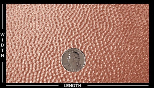 Artisan Embossed Hammered Door Kick Plates - Multiple Finish & Size Options