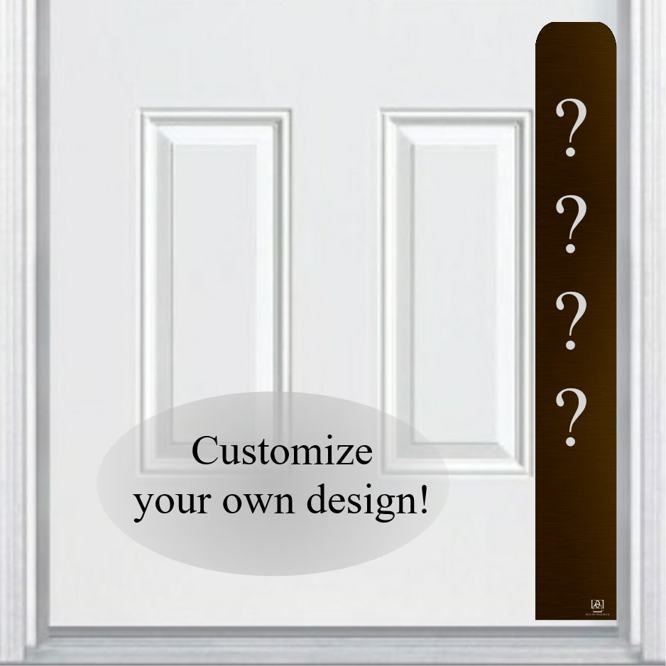 Design Your Own Door Kick Plates