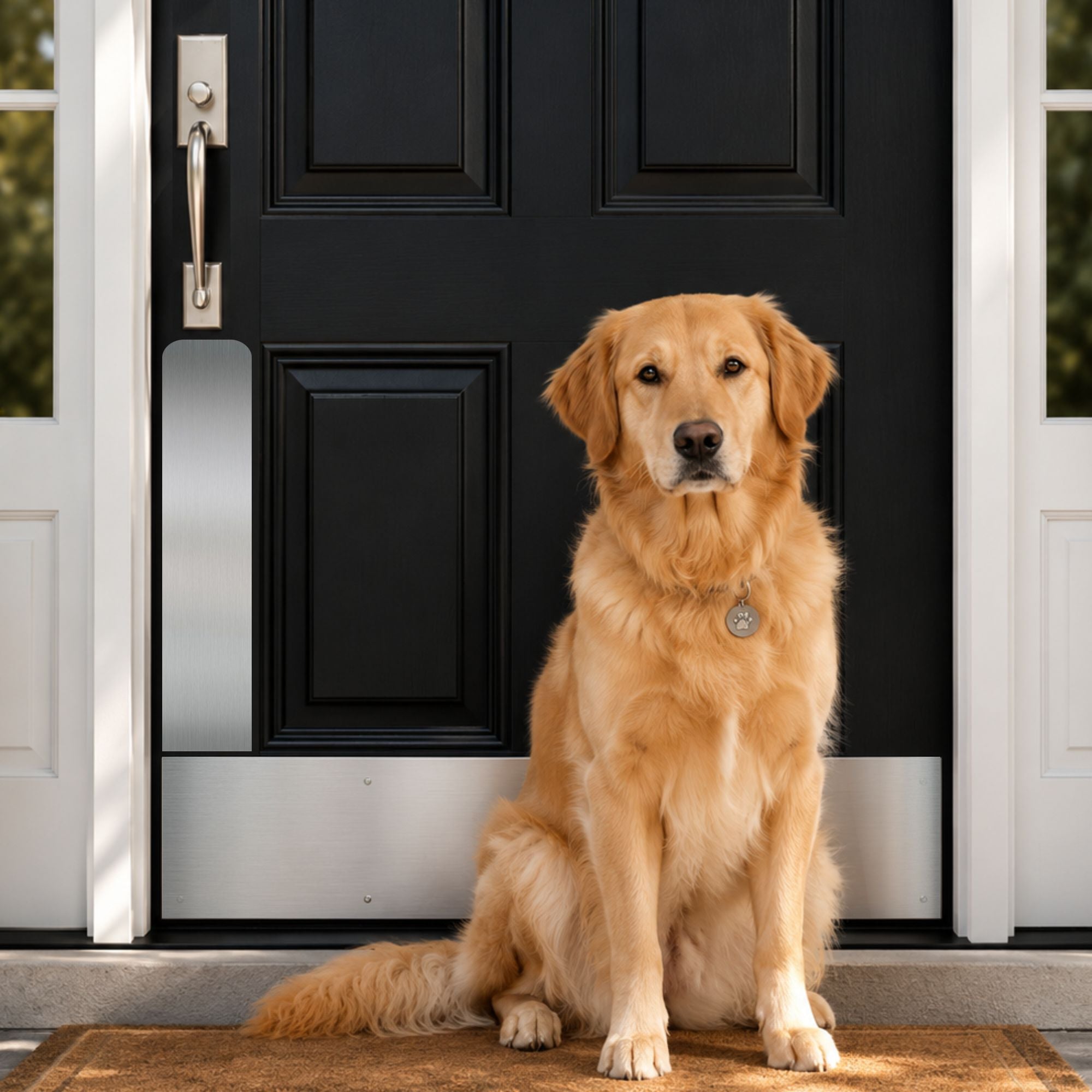 Dog Scratch Protection Plates by Deck the Door Decor 
