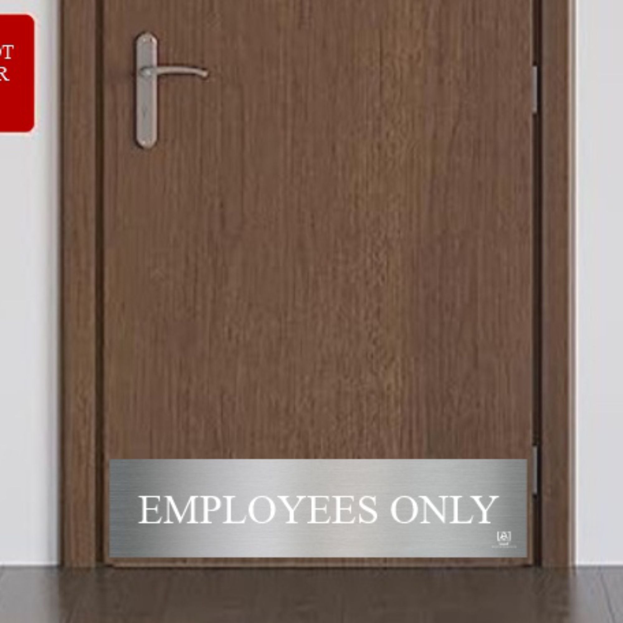 Wayfinding Door Kick Plates