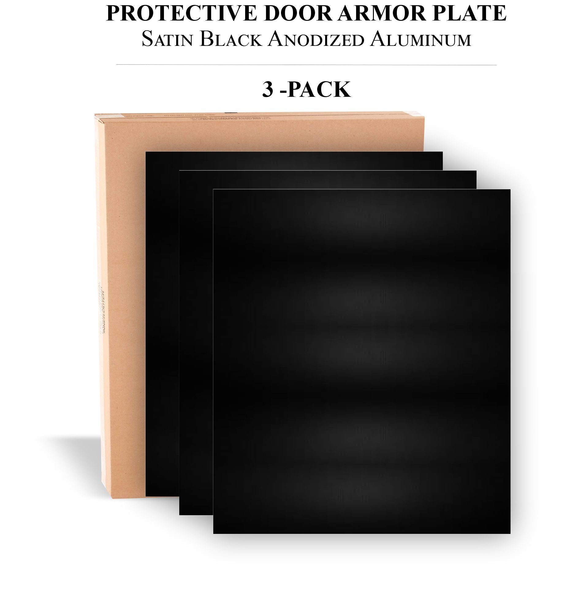 Durable Door Armor Plate - Multiple Finish & Size Options