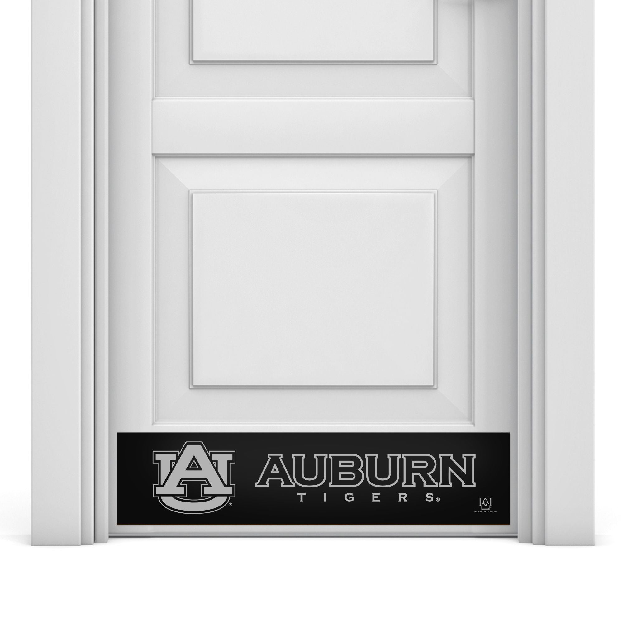 Auburn Tigers Engraved Door Kick Plate – Officially Licensed Auburn University Door Decor