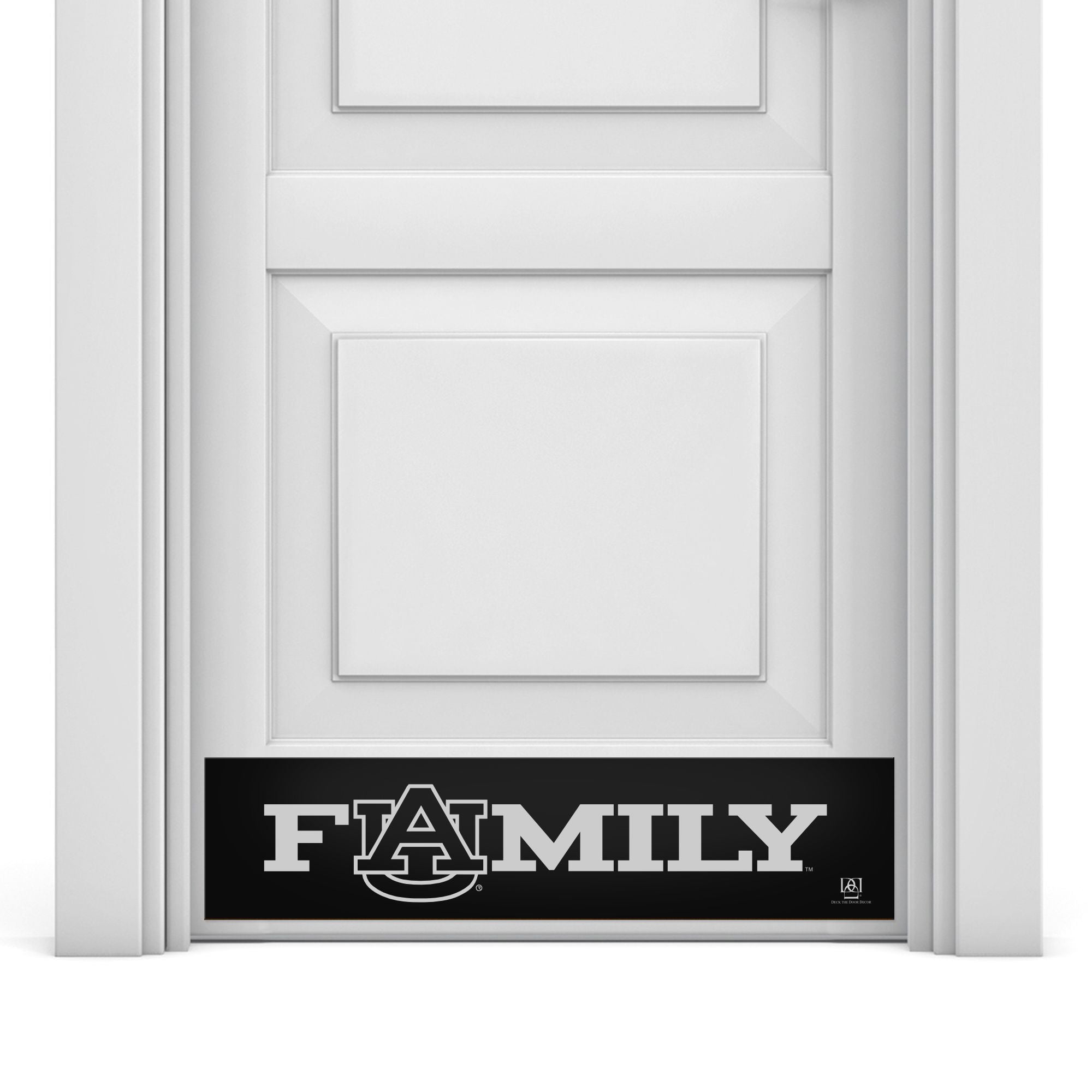 Auburn Family Engraved Door Kick Plate – Officially Licensed Auburn University Door Decor