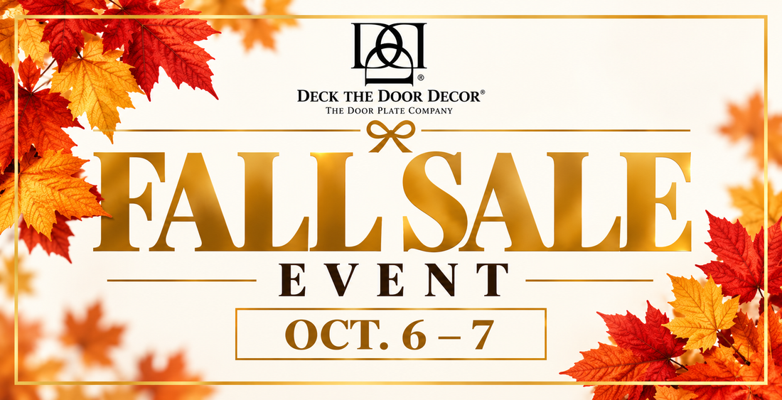 Fall Sale Event October 6-7 sale banner with fall leaves