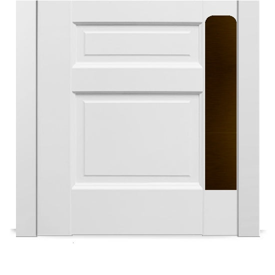 Dog Scratch Prevention Door Plate in Oil Rubbed Bronze