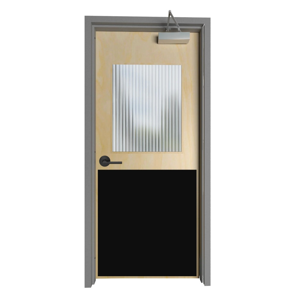 Full-Size Door Kick Plate - Anodized Aluminum - Multiple Finish & Size Options