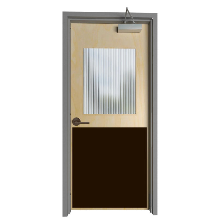 Full-Size Door Kick Plate - Anodized Aluminum - Multiple Finish & Size Options