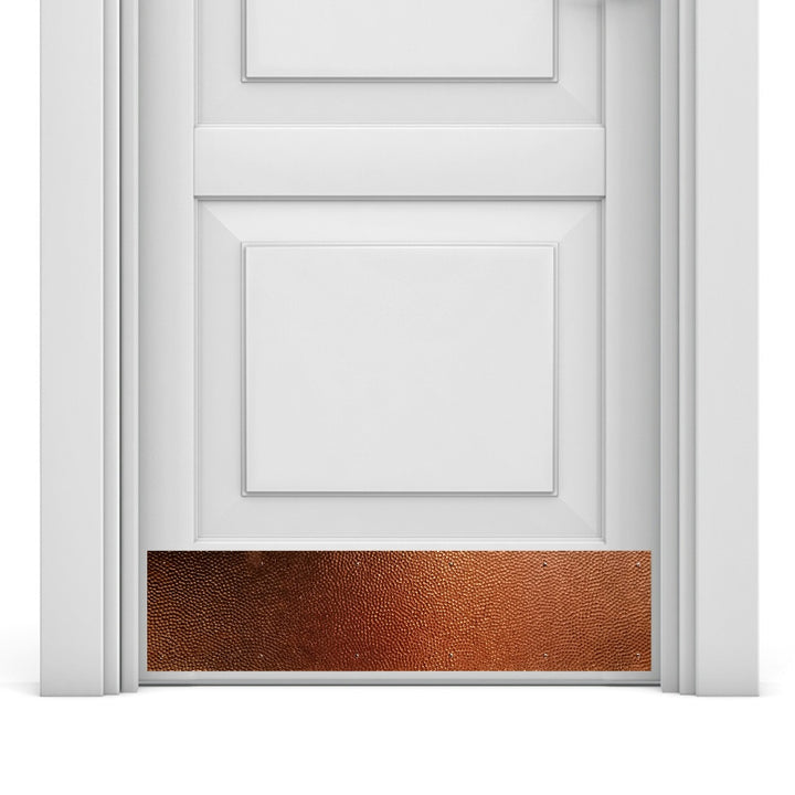 Artisan Embossed Hammered Door Kick Plates - Multiple Finish & Size Options