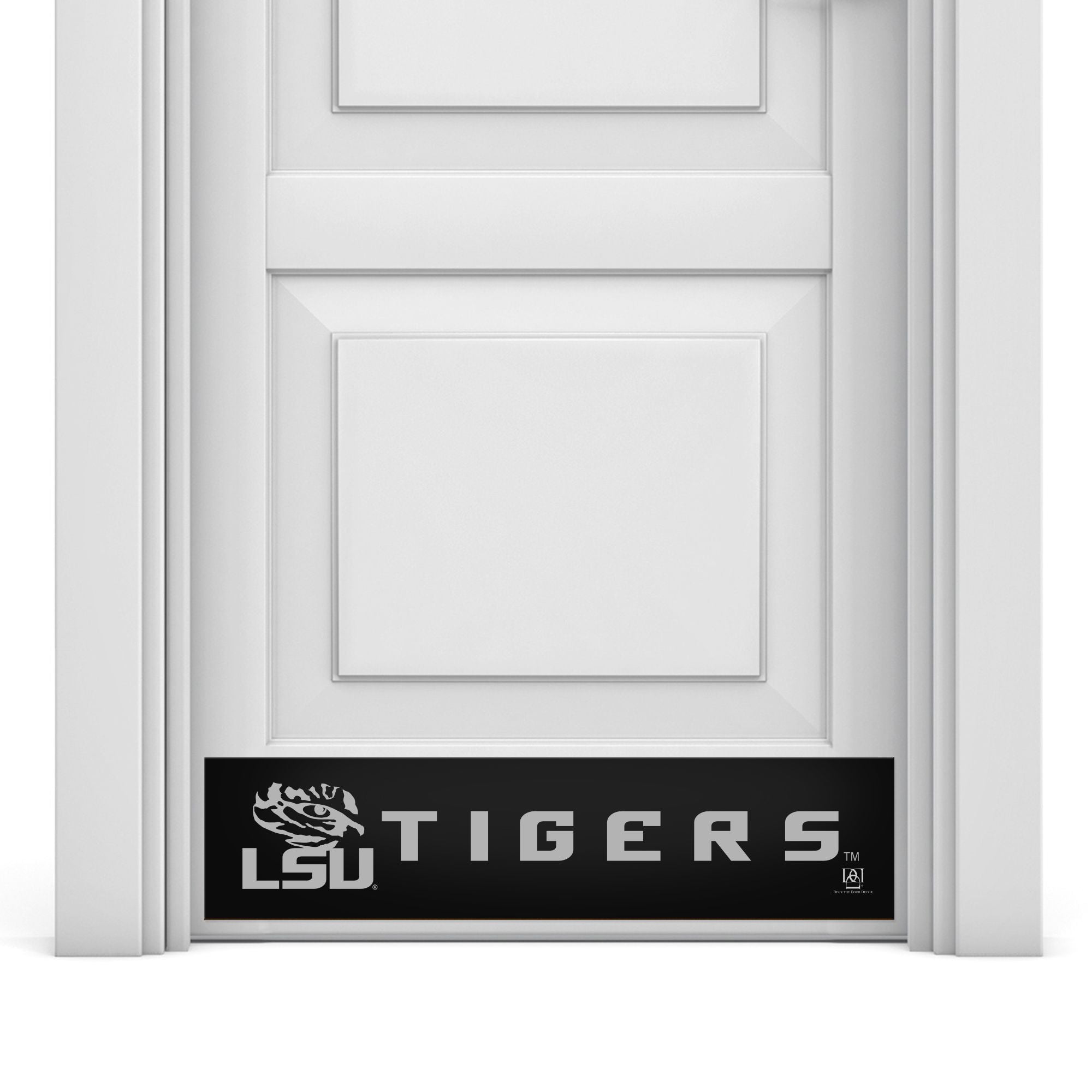 LSU Tigers Engraved Door Kick Plate – Officially Licensed Collegiate Door Decor