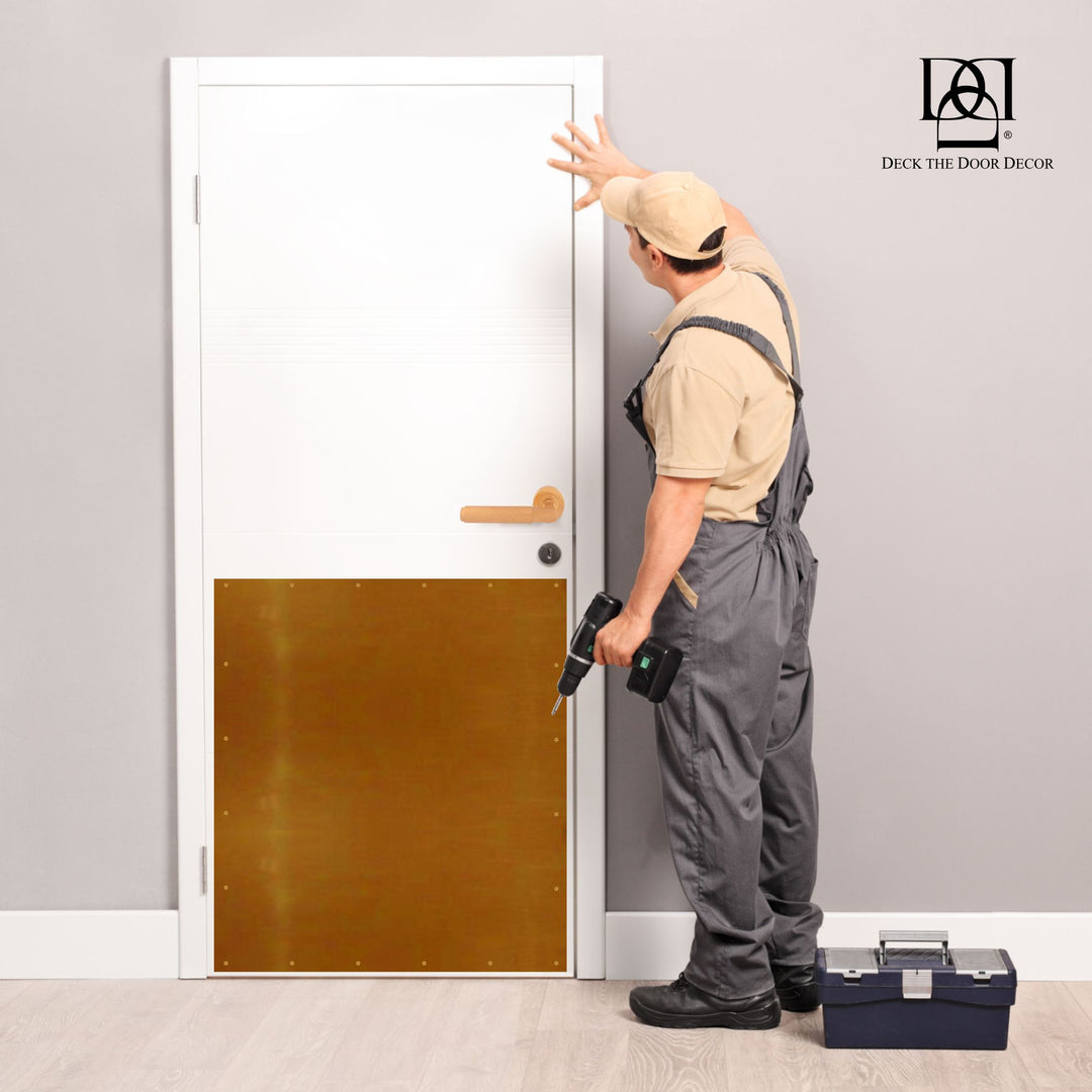 Durable Door Armor Plate - Multiple Finish & Size Options