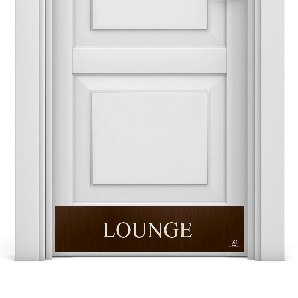 Lounge Engraved Door Kick Plate