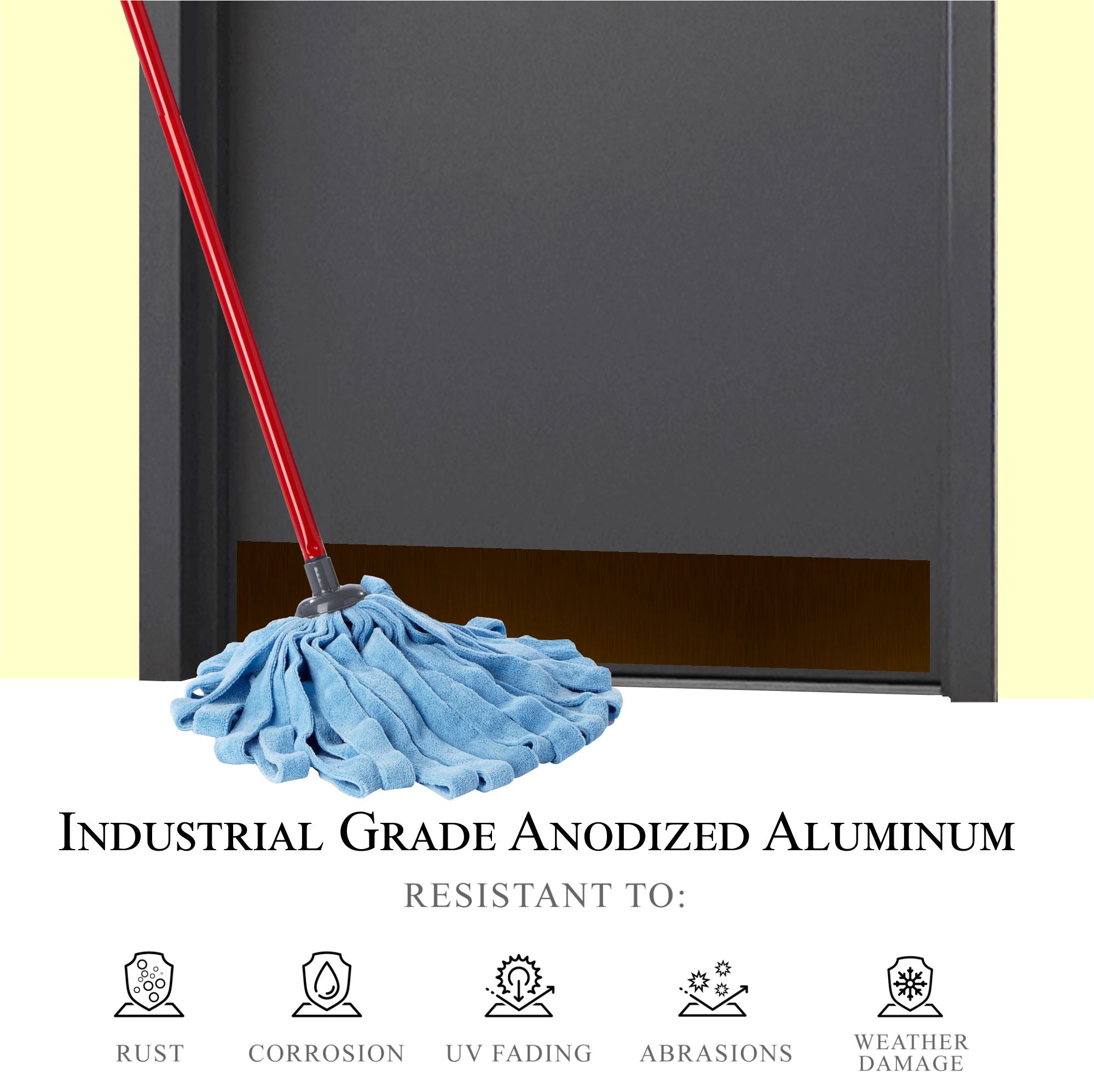 Commercial Mop Plate - Multiple Finish & Size Options