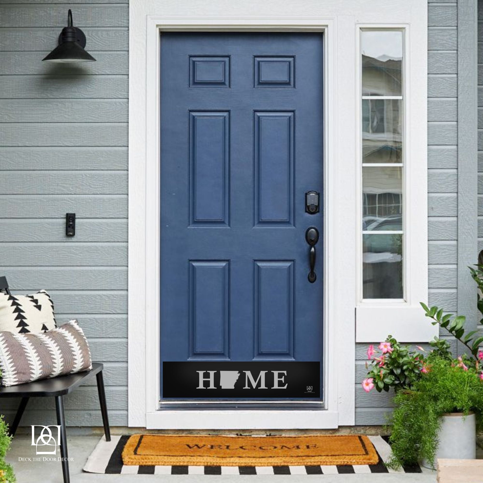 Home State Silhouette Engraved Door Kick Plate – Personalized Door Protection