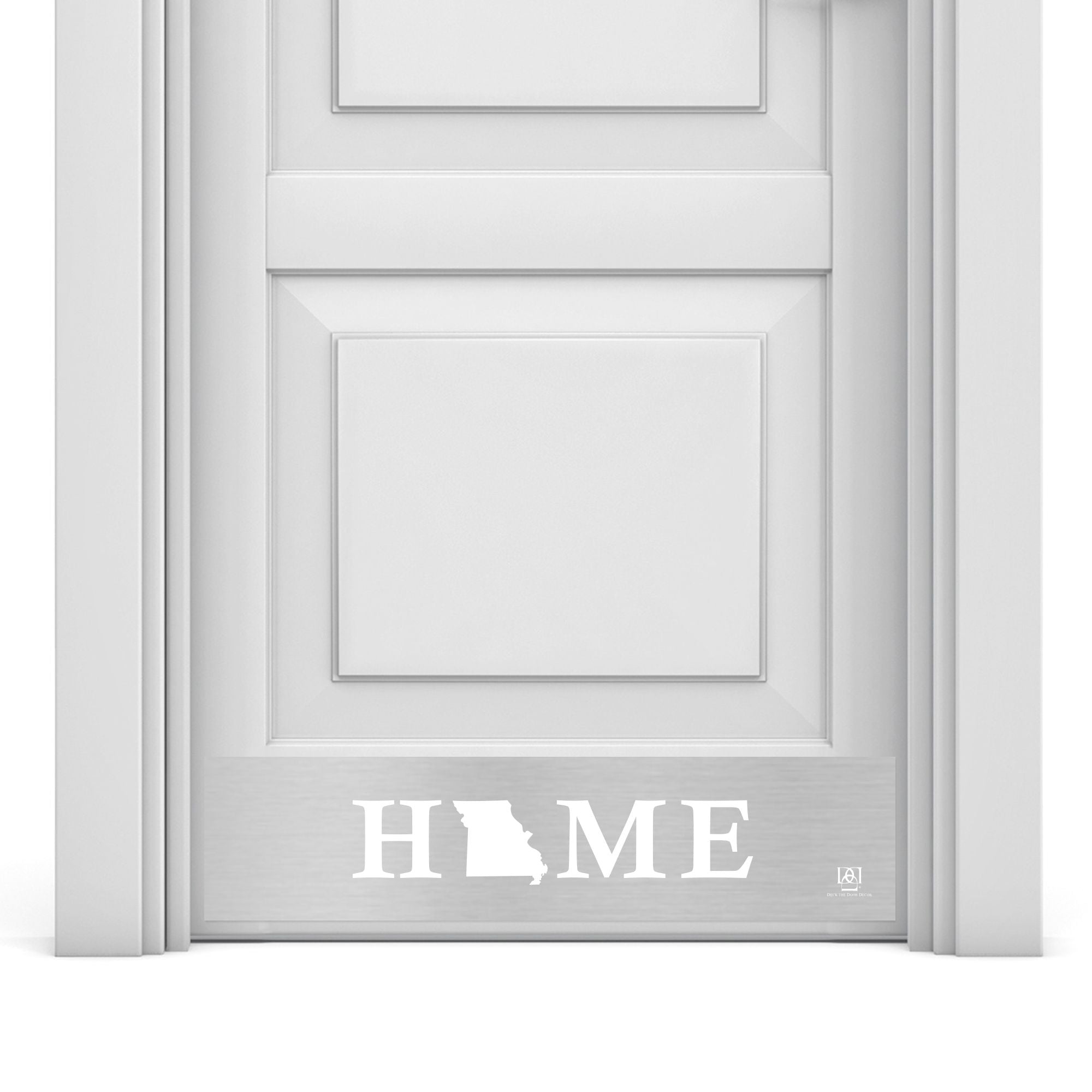 Welcome Door Kick Plates | Home Engraved Kwik Plates™ – Deck the