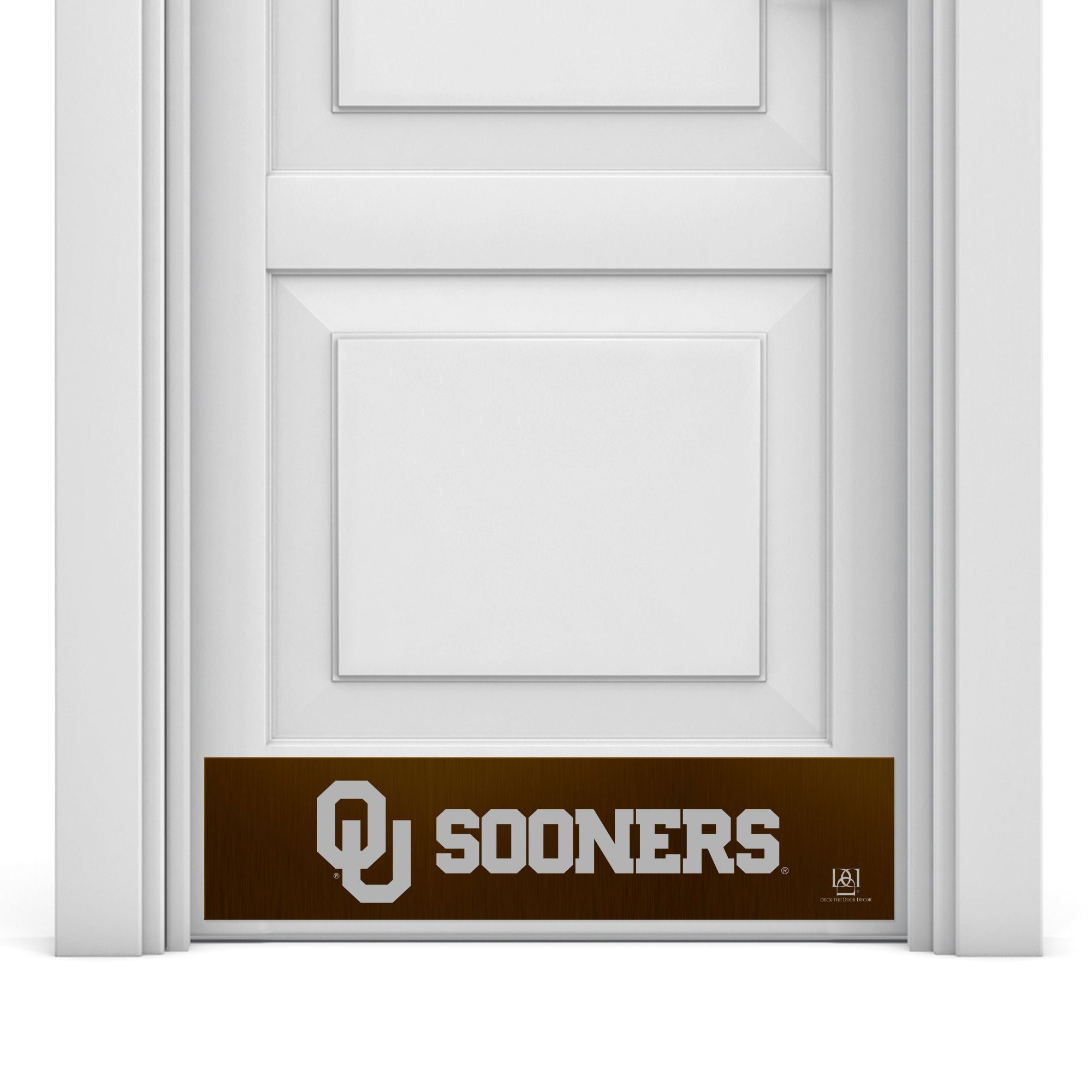 Oklahoma University Sooners Engraved Door Kick Plate – Officially Licensed Collegiate Door Decor