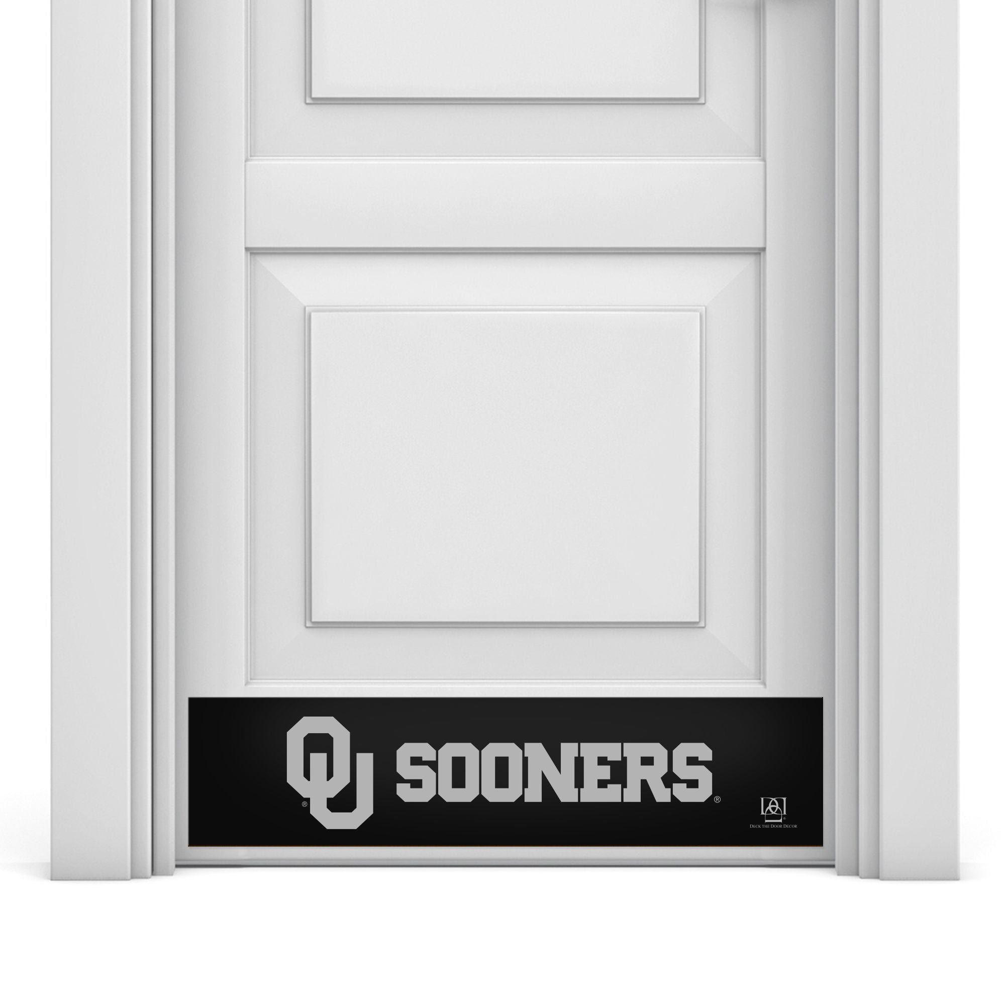 Oklahoma University Sooners Engraved Door Kick Plate – Officially Licensed Collegiate Door Decor