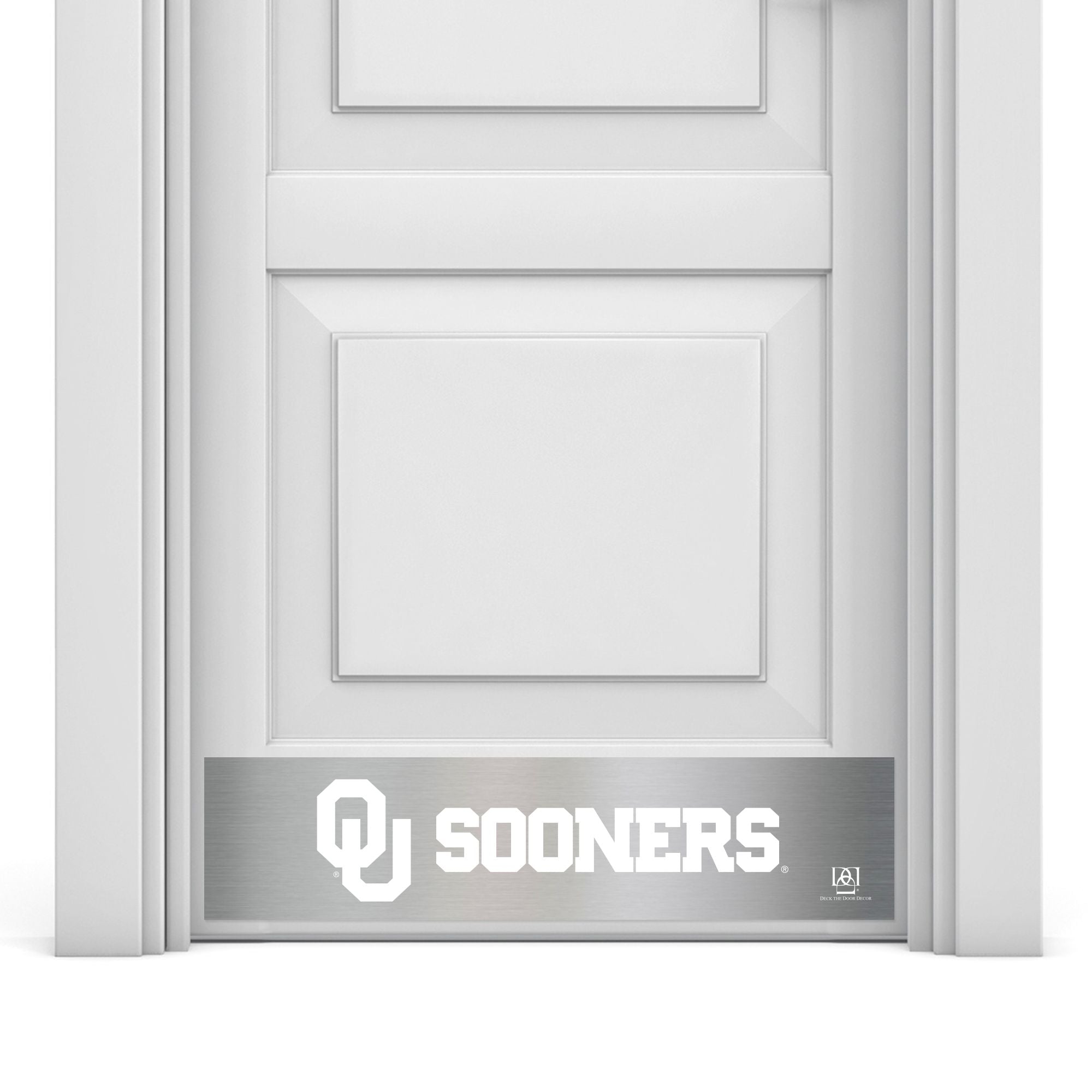 Oklahoma University Sooners Engraved Door Kick Plate – Officially Licensed Collegiate Door Decor