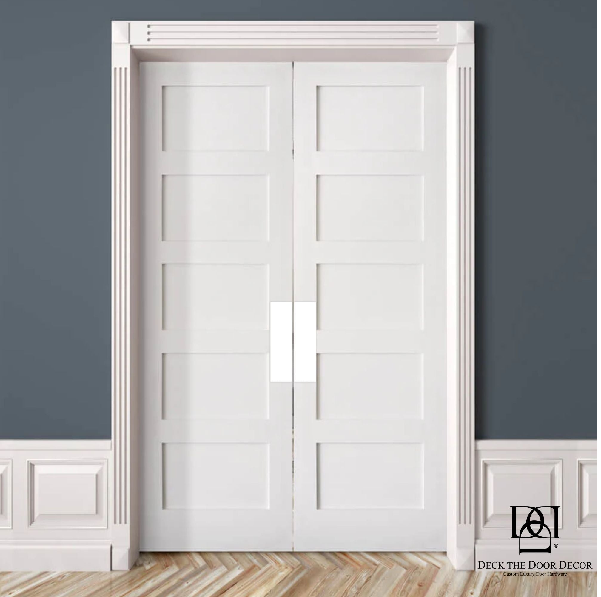 Traditional Door Push Plates - Multiple Finish & Size Options