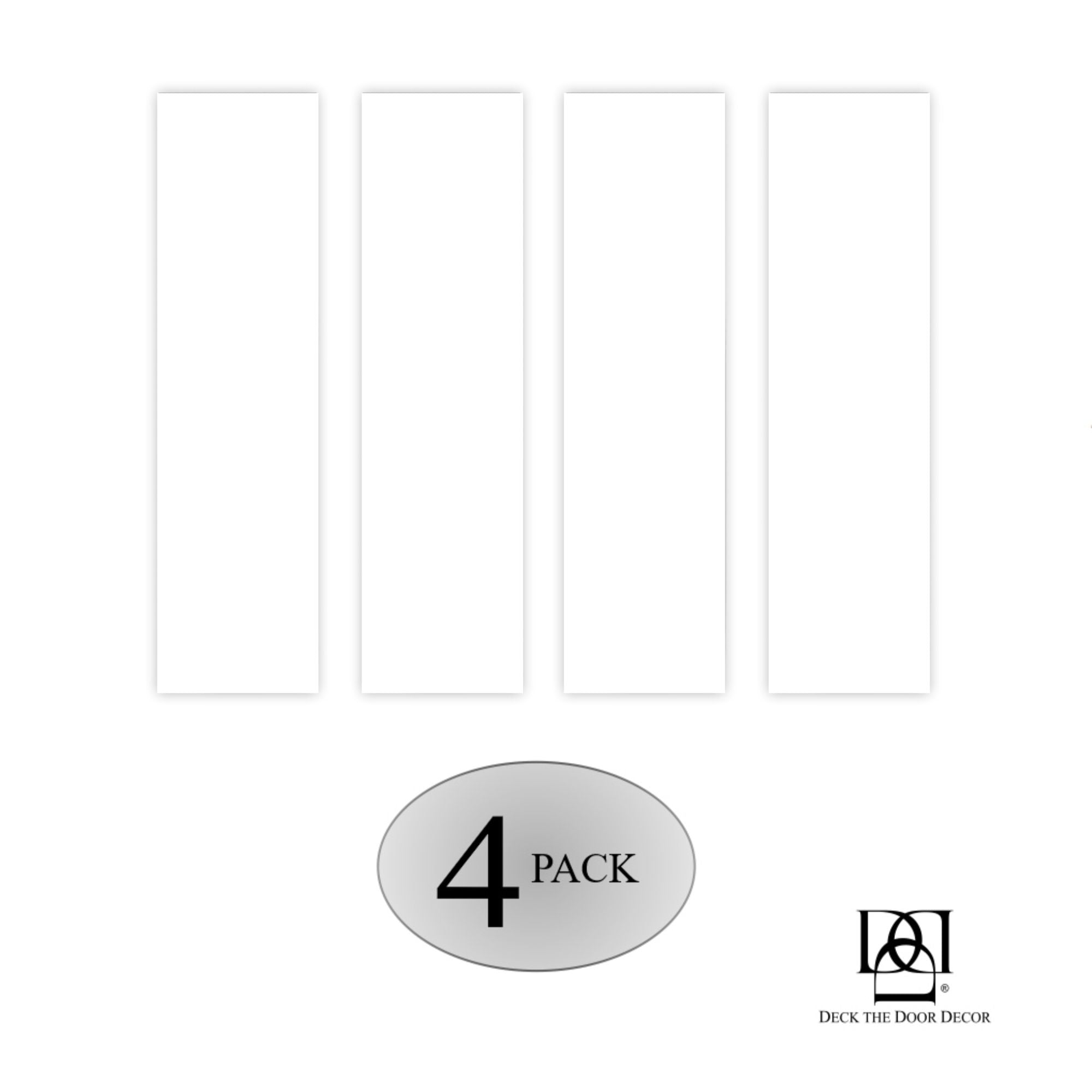Traditional Door Push Plates - Multiple Finish & Size Options