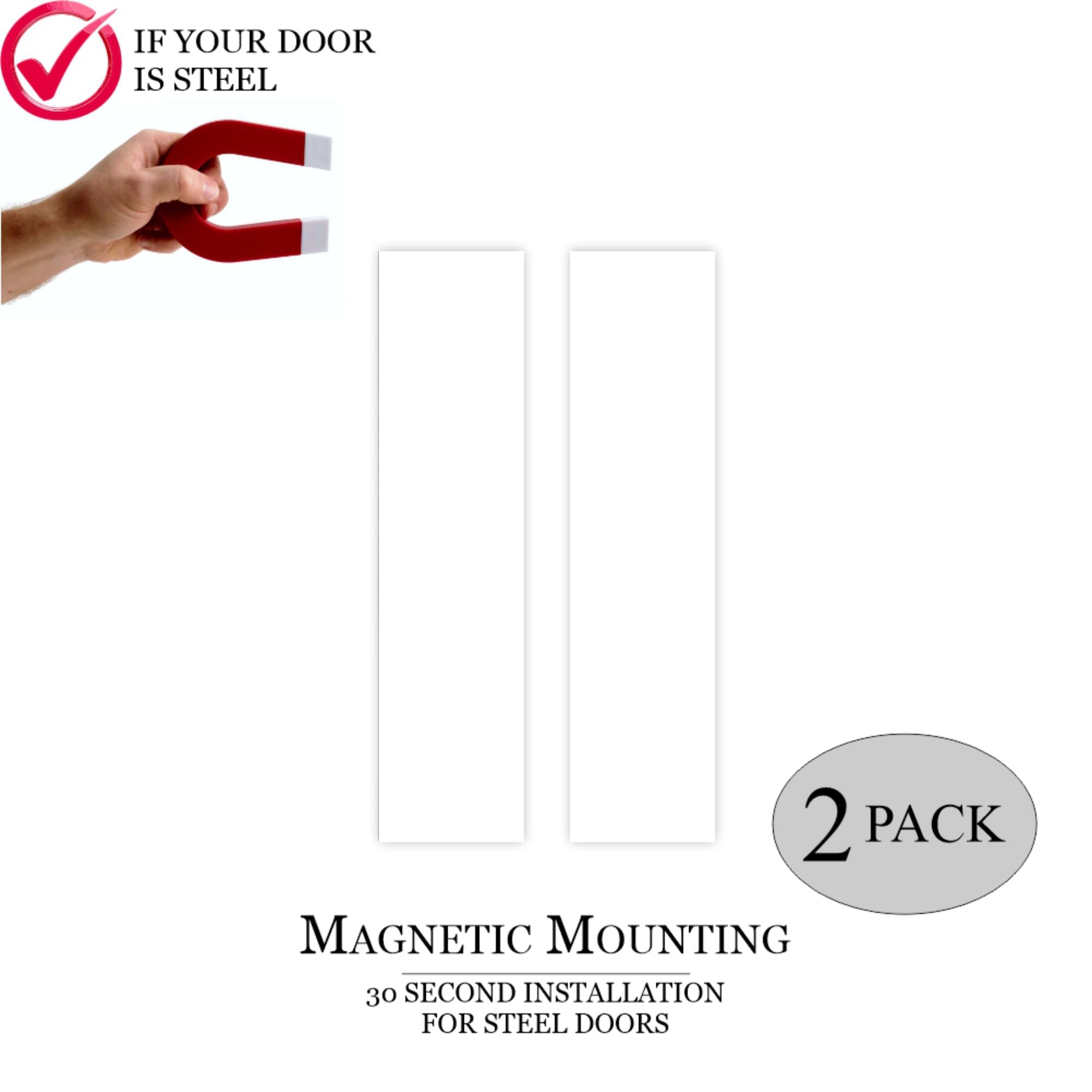 Traditional Door Push Plates - Multiple Finish & Size Options