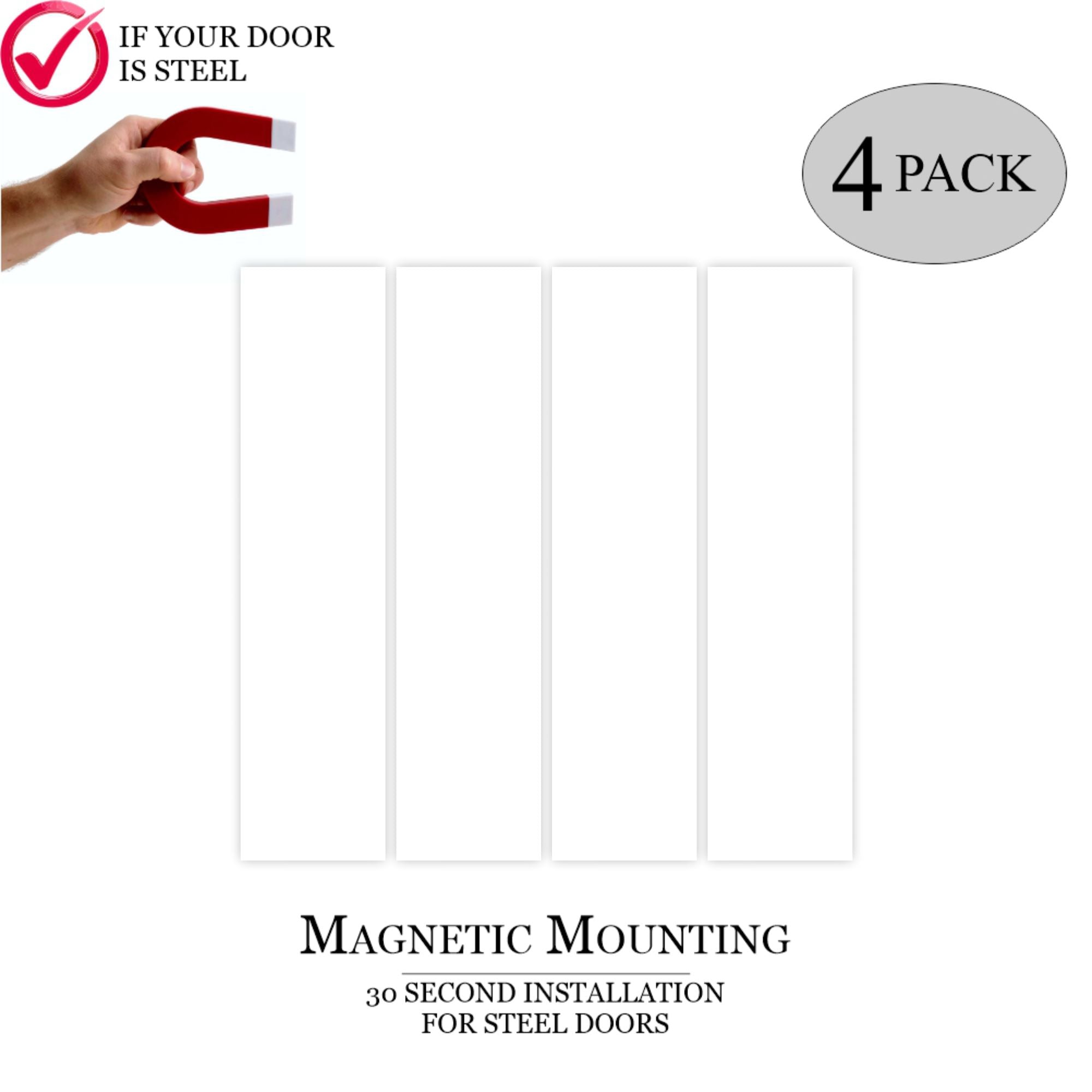 Traditional Door Push Plates - Multiple Finish & Size Options