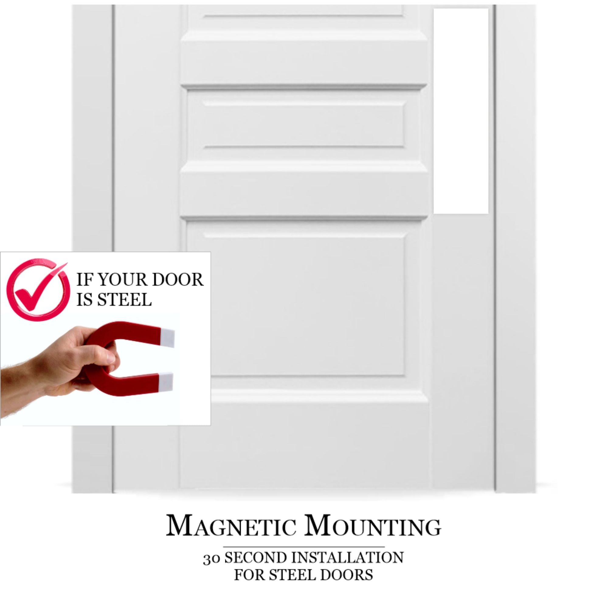 Traditional Door Push Plates - Multiple Finish & Size Options