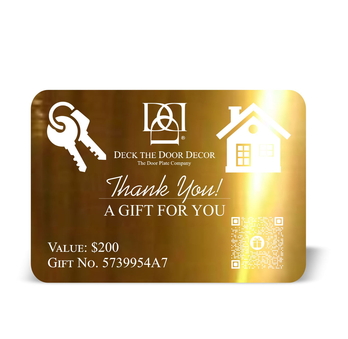 $200 Realtor Engraved Closing Gift Card
