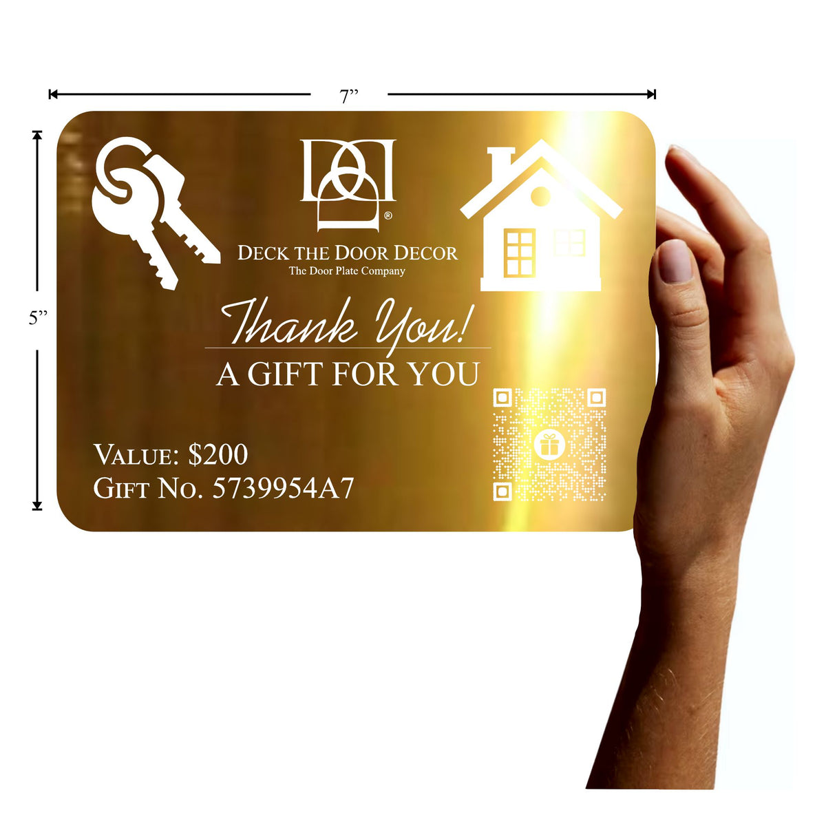 $200 Realtor Engraved Closing Gift Card