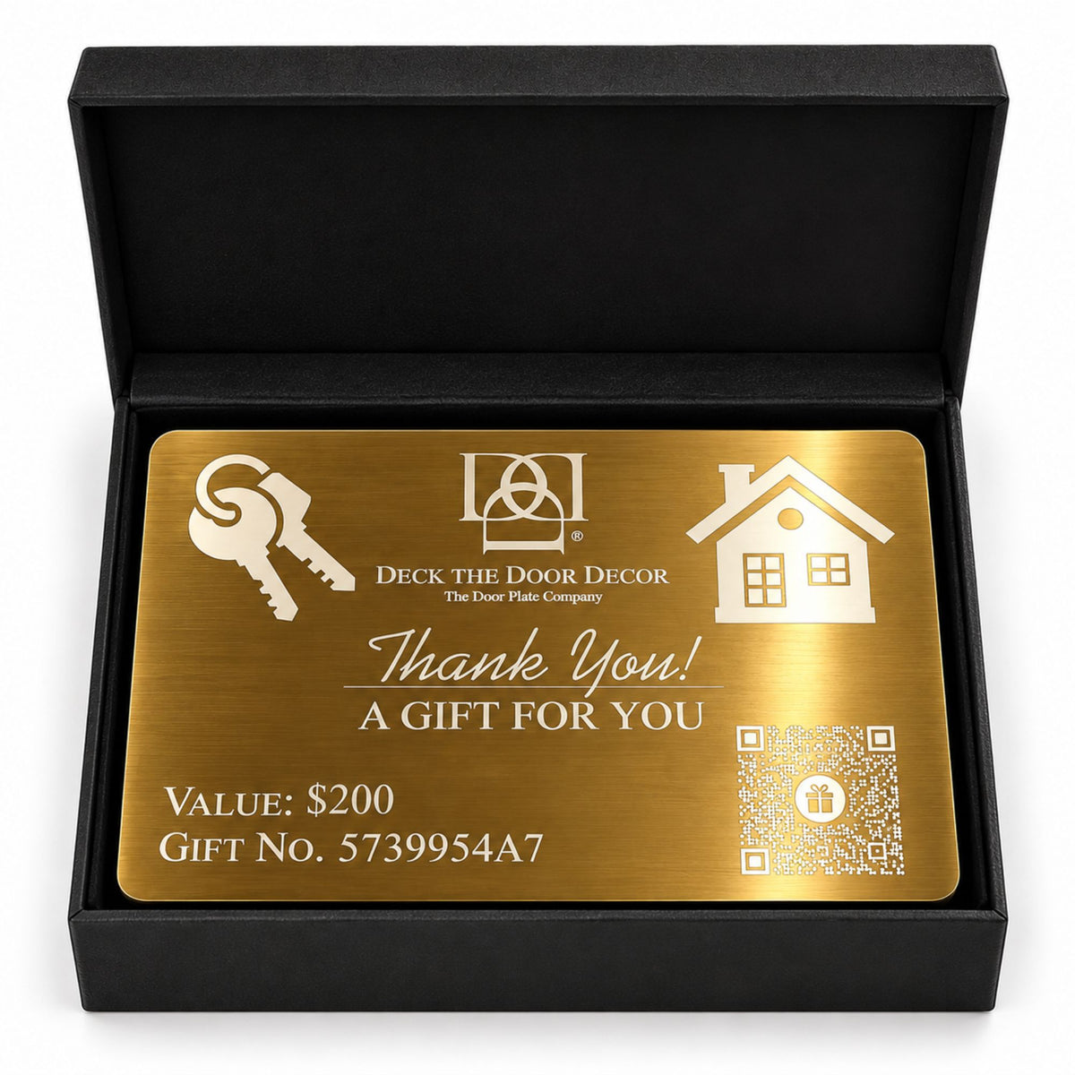 $200 Realtor Engraved Closing Gift Card