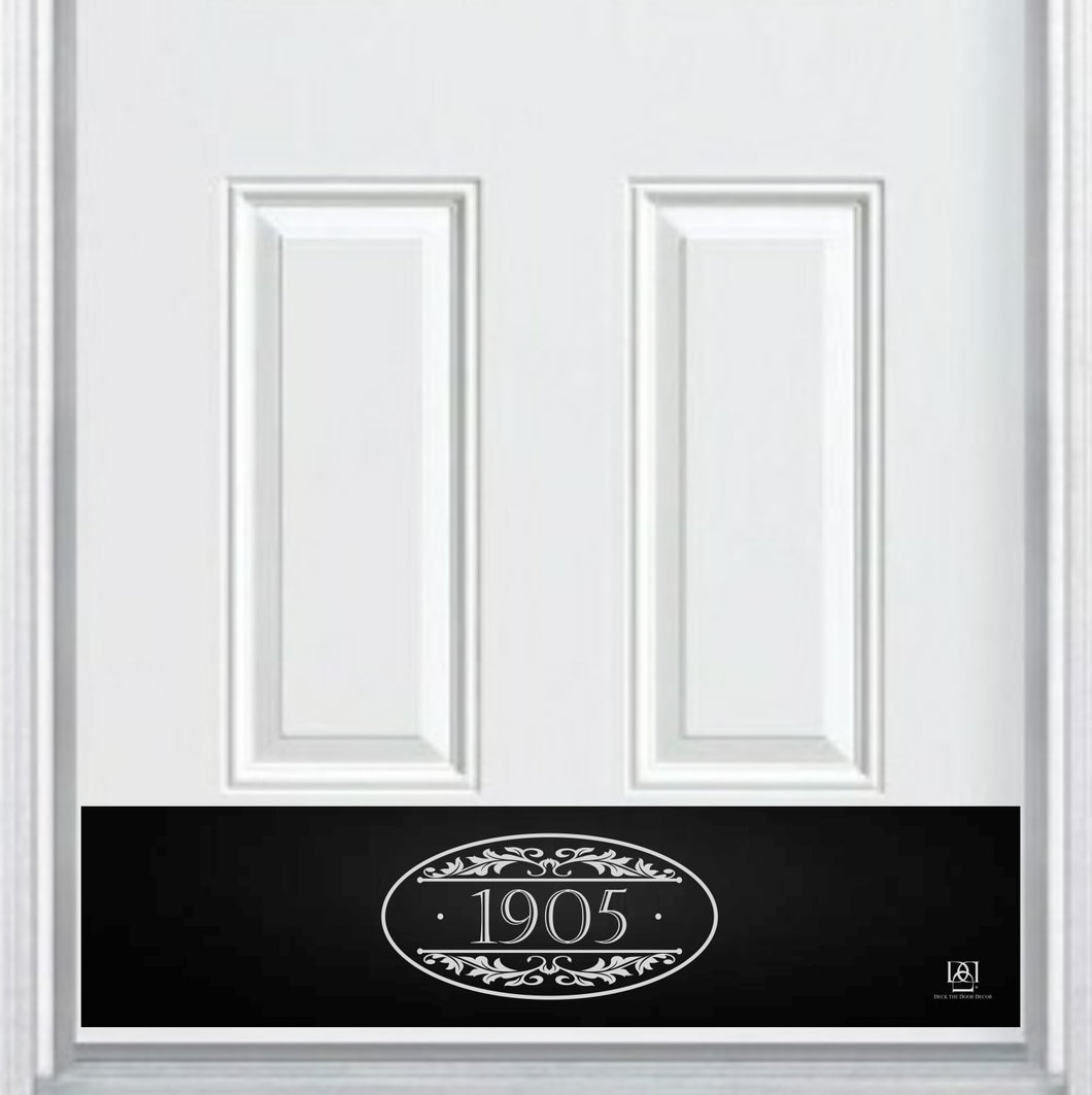 Door Address Accent Plate - Engraved - NEW 