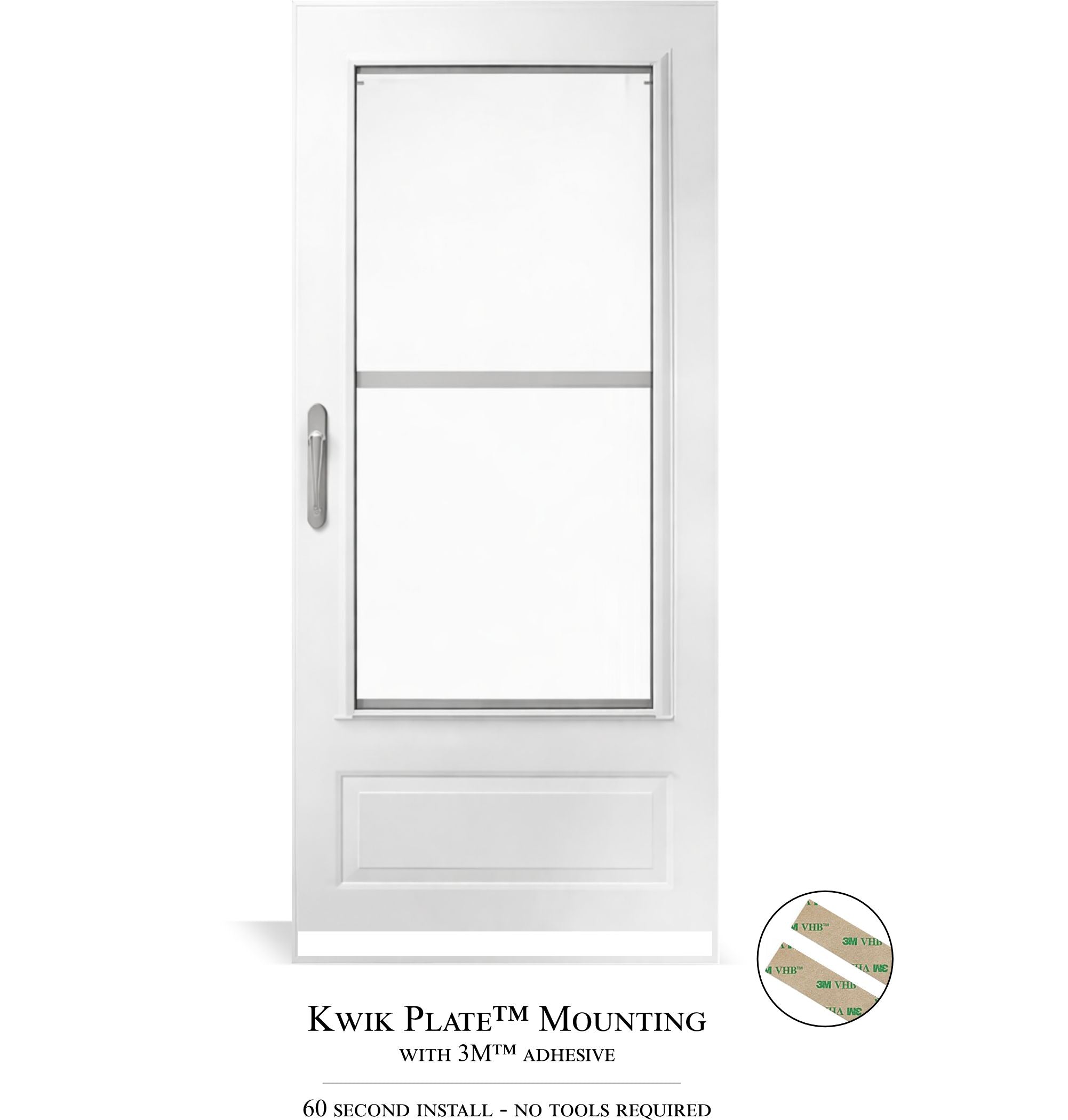 Storm Door Protection Plates – Kwik Plates™