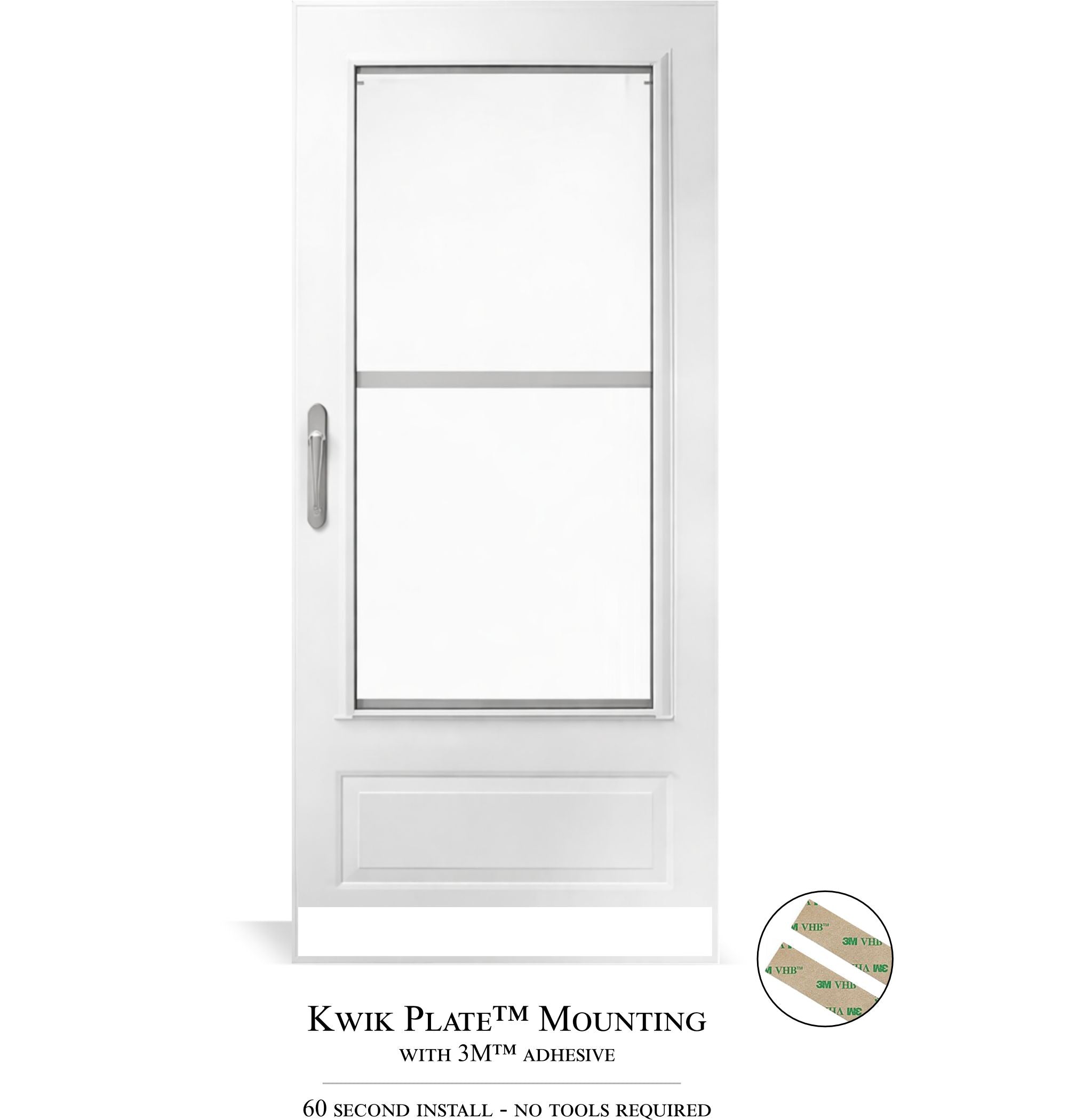 Storm Door Protection Plates – Kwik Plates™