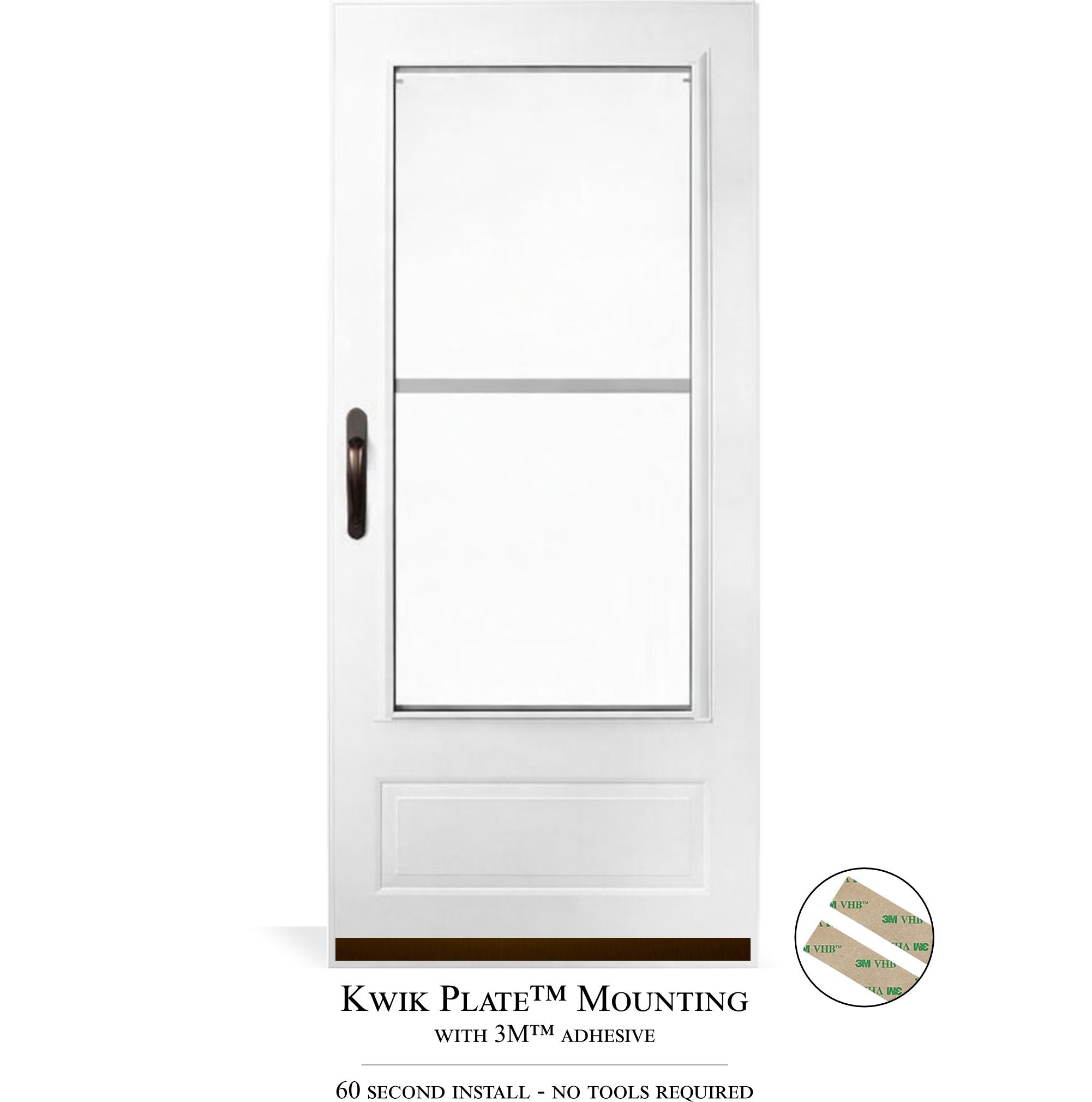 Storm Door Protection Plates – Kwik Plates™