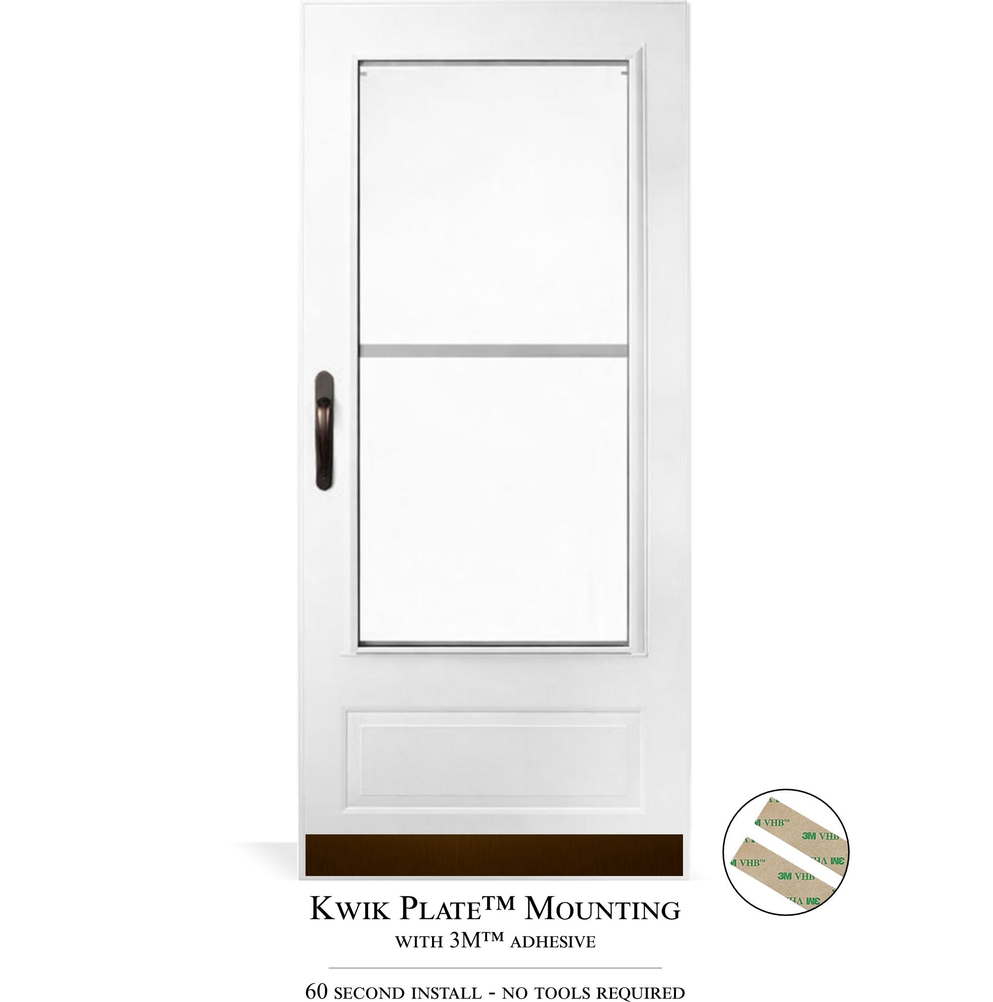 Storm Door Protection Plates – Kwik Plates™