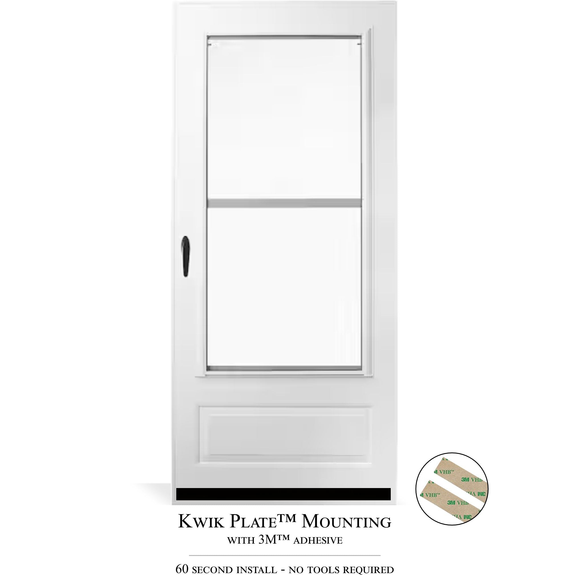 Storm Door Protection Plates – Kwik Plates™