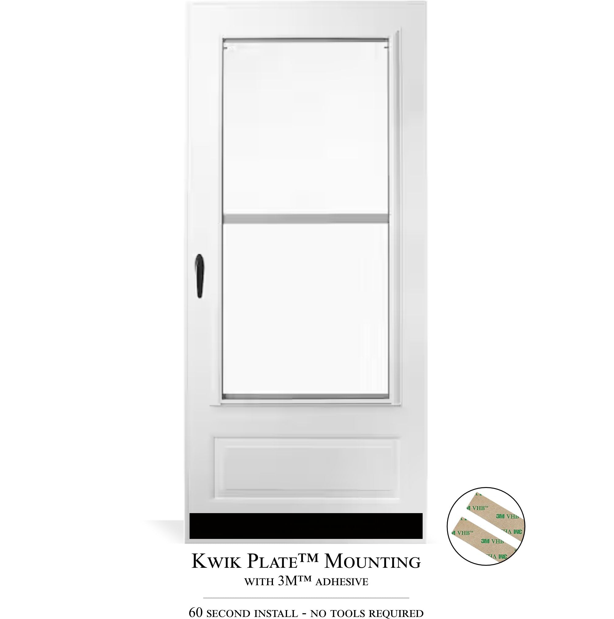 Storm Door Protection Plates – Kwik Plates™
