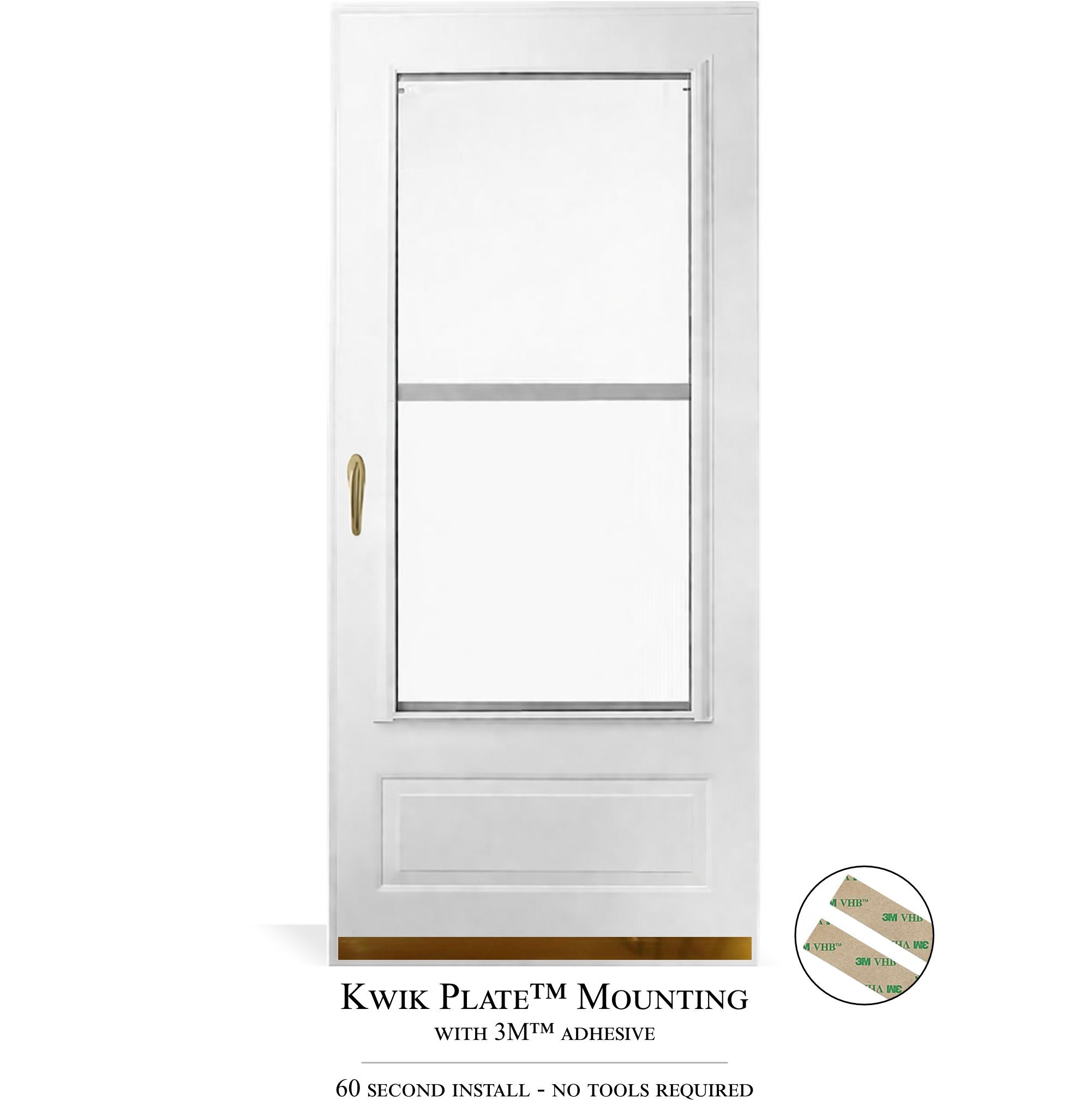 Storm Door Protection Plates – Kwik Plates™