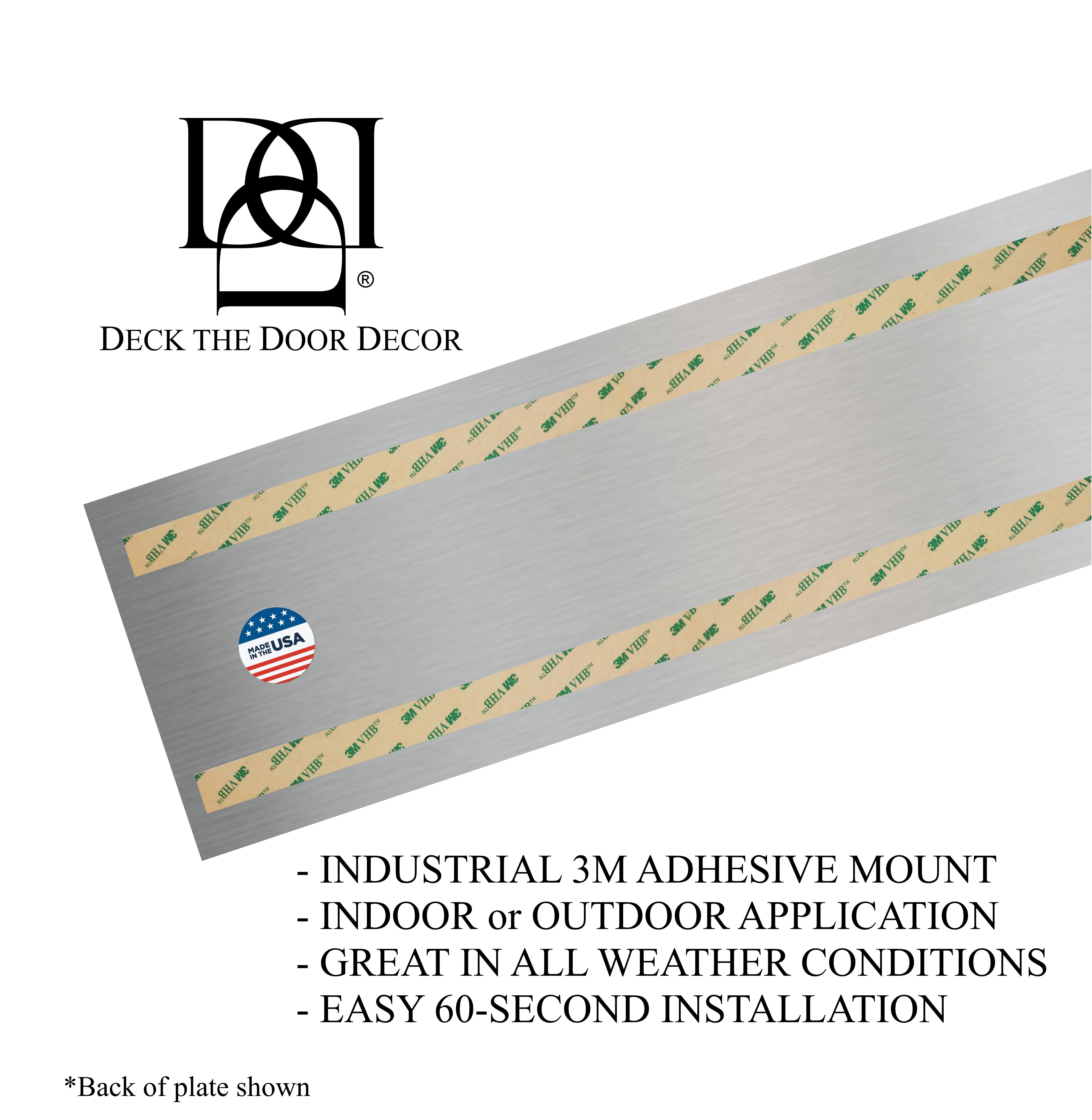 Adhesive Mount Installation Instructions