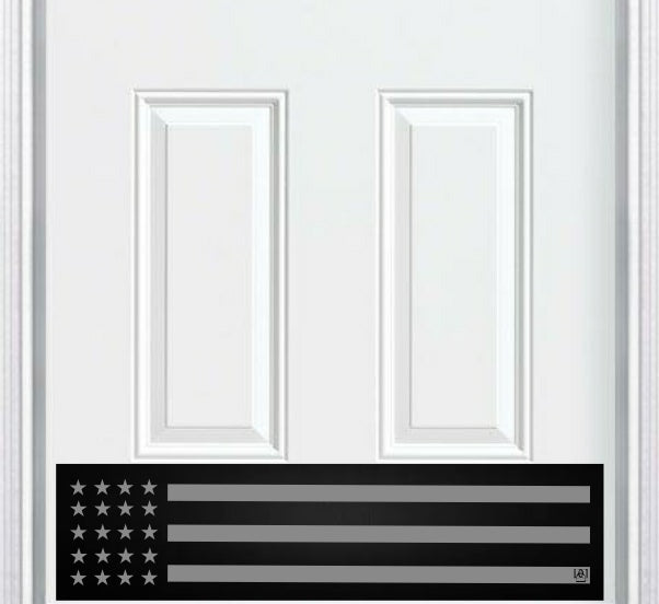 Door Kick Plate - Engraved - "Patriot" - Multiple Finish & Size Options