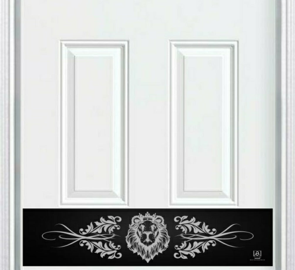 Engraved Door Kick Plate by Deck the Door Decor