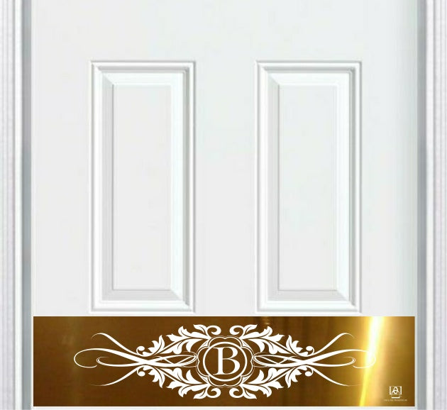 Acanthus Engraved Door Kick Plate