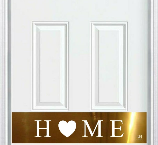 Home Engraved Door Kick Plate by Deck the Door Decor