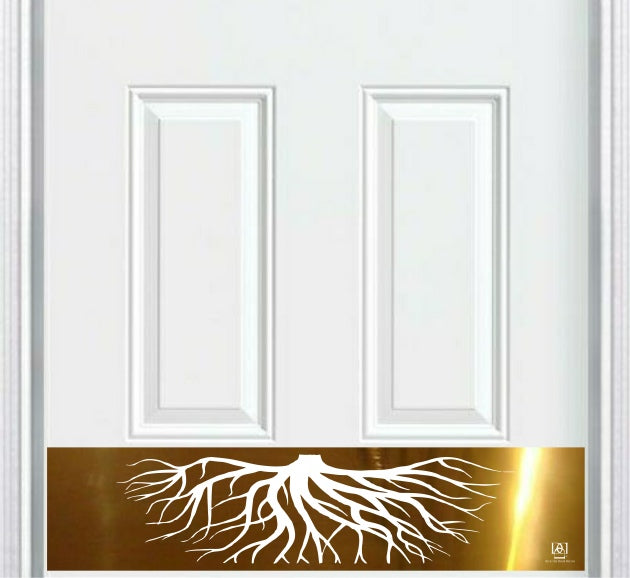 Engraved Door Kick Plate by Deck the Door Decor