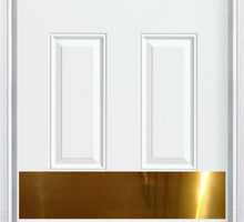 Load image into Gallery viewer, Brass Door Kick Plate by Deck the Door Decor

