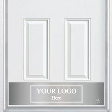 Load image into Gallery viewer, Door Kick Plate - Engraved - Business Logo - Multiple Finish &amp; Size Options - Customizable

