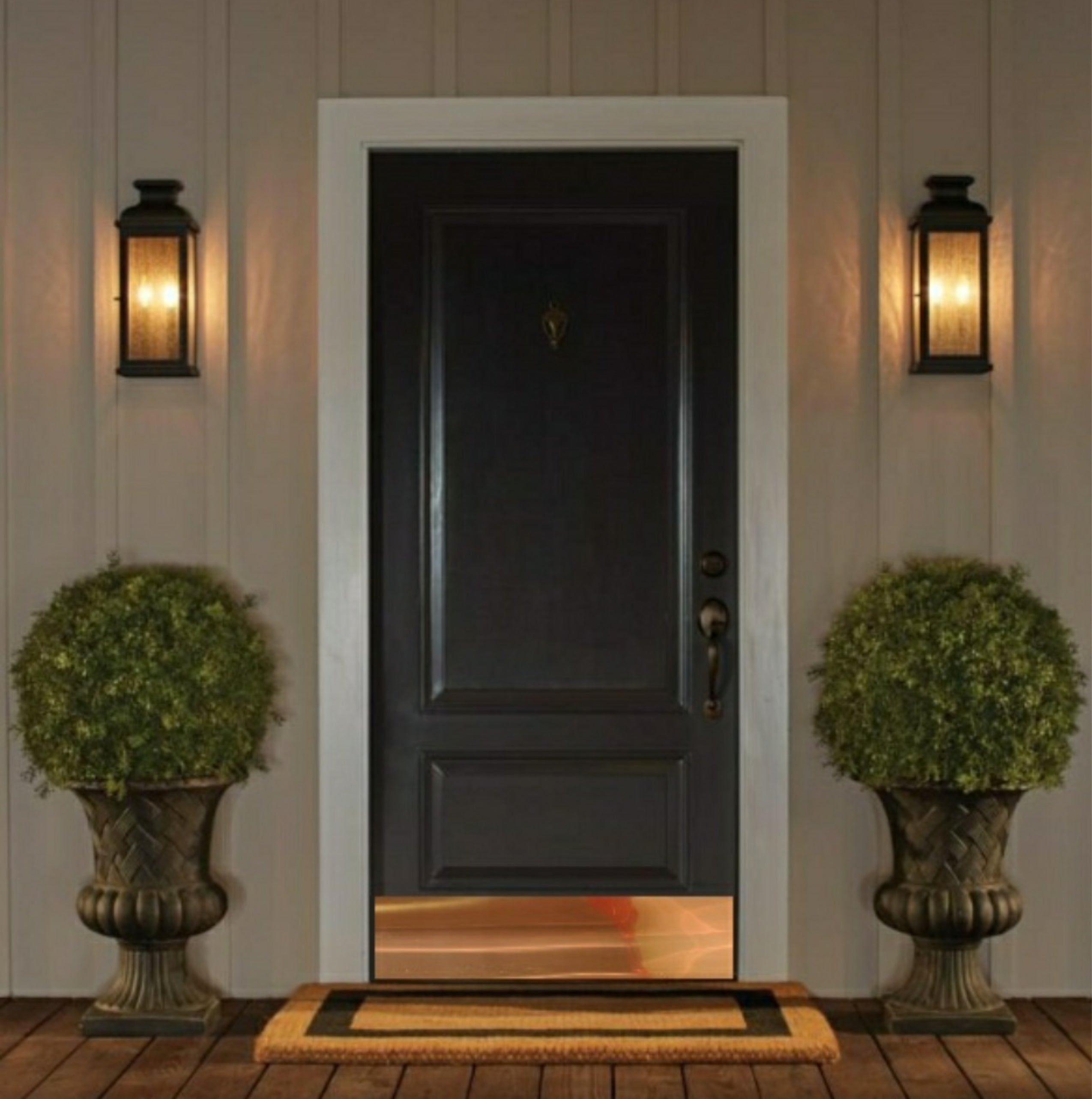 Door Kick Plate - Copper - Multiple Finish & Size Options